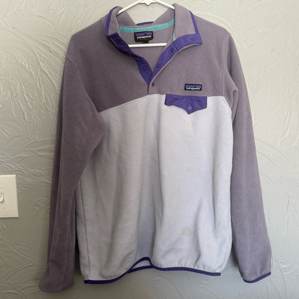 Patagonia Synchilla Pullover Women’s Large 1/4 snap